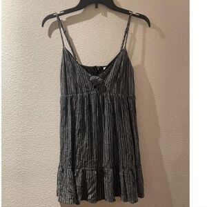 Francescas NWT Mi Ami Black and White Spaghetti Strap Dress Size XL